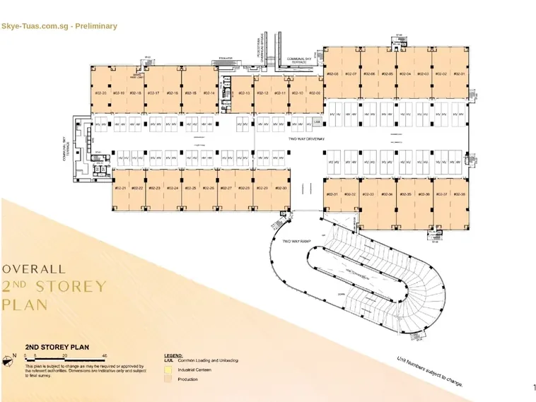 SKYE @ TUAS preliminary 2nd storey floor plan